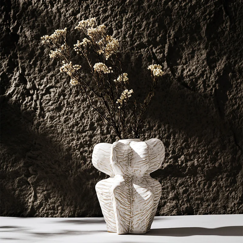 CAPIRON Wazon Ceramiczny Unikalny Nordic Japonia Styl Natura Dom Salon Regał Dekoracja wnętrz Akcesoria Biuro Blat