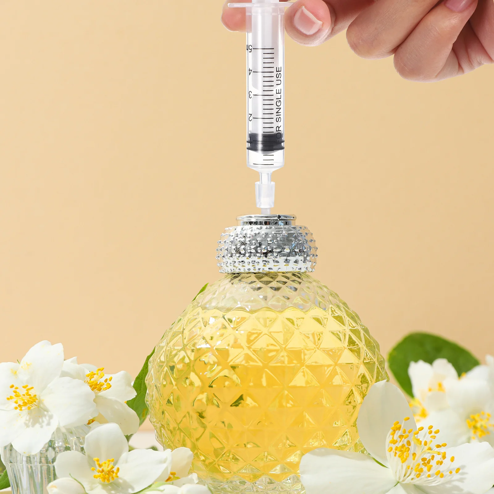 

20 pcs Perfume Refill 5Ml Portable Safe Plastic Transfer Tool For Empty Bottles Compatible With Multiple Types Sample Refill Oil