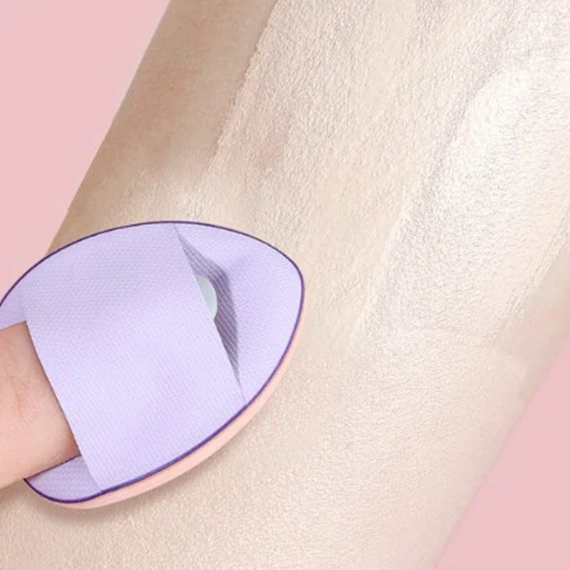 6 pçs mini dedo puff fundação com caixa de armazenamento rosto corretivo bb creme aplicador cosmético maquiagem almofada de ar pó esponja