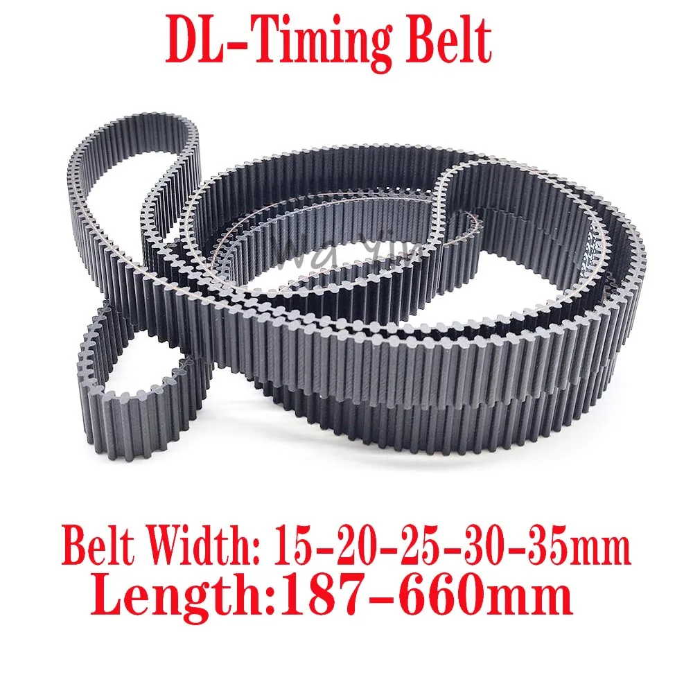 

DL Double-Sided Gear Mechanical Transmission Synchronous Belt Width 15-20-25-30-35mm Synchronous Belt Circumference DL187-DL660