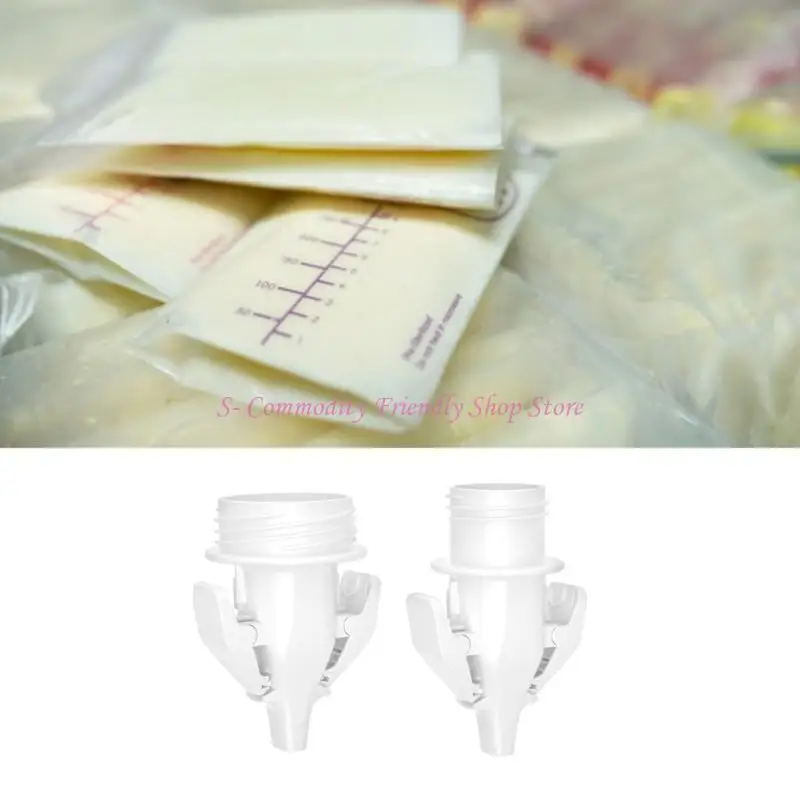 85AE Adattatori per sacche igieniche per conservazione del latte materno Adattatore per pompa Easy Parte per pompa in