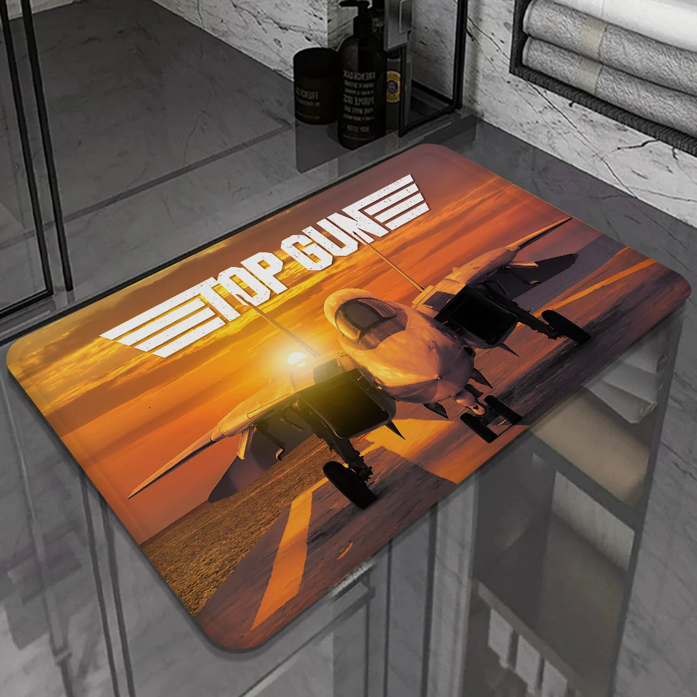 Top Gun Maverick Movie Floor Carpet Anti-slip Absorb Water Long Strip Cushion Bedroon Mat Welcome Rug