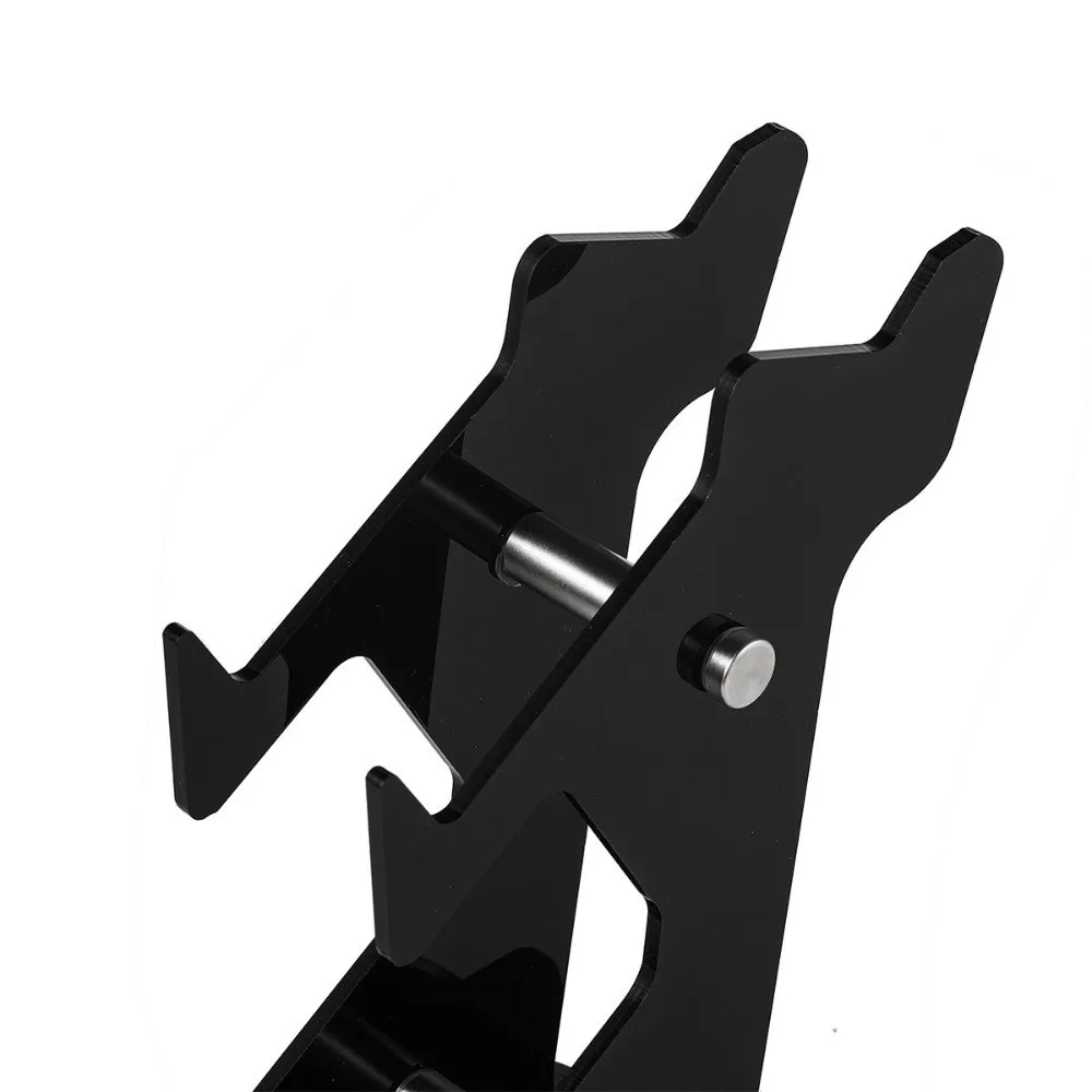 Dudukan Pengontrol Game Dua Lapis Dudukan Headphone Kokoh Akrilik Tempat Pajangan Gamepad untuk PS5/PS4/Xbox/Switch