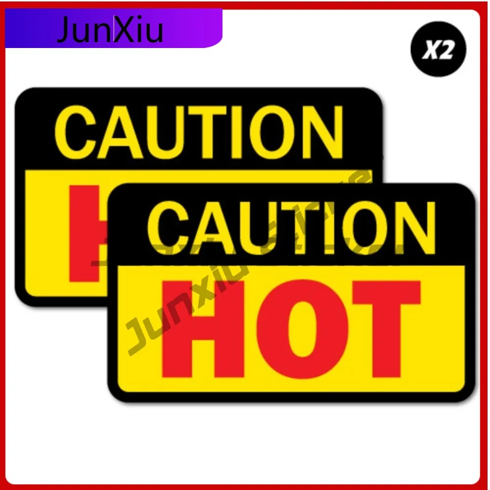 

Caution Hot OHS Sticker Decal Safety Sign Vinyl Vintage Waterproof Car Laptop Window Bumper