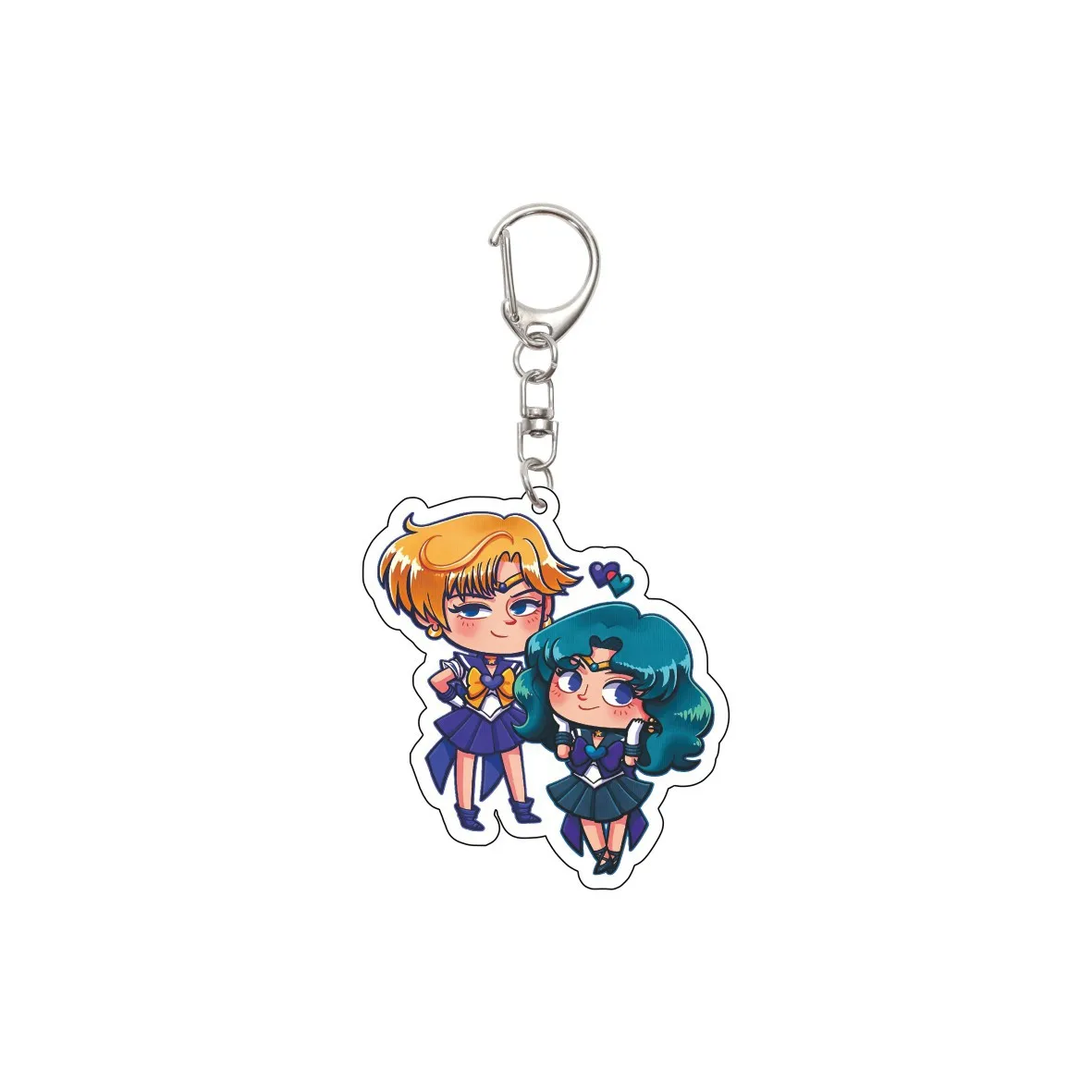 55MM Anime‌ Aino Minako Tomoe Hotaru Small Lady Ten'ou Haruka Kaiou Michiru Tsukino Usagi Acrylic Keychain Christmas Gifts - view 5