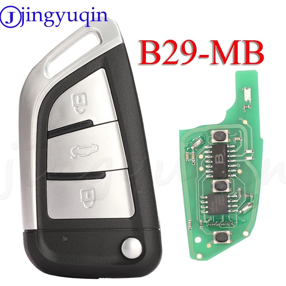 jingyuqin B29-MB 3 Buttons Programmer B Series Remote Control Blank Car Key For KD900 / KDMINI / KD-X2