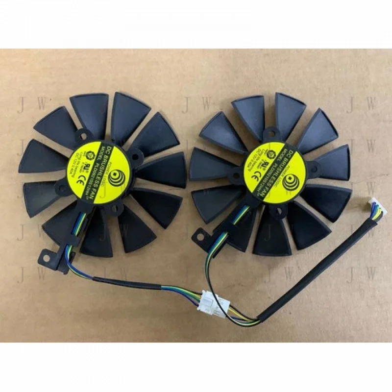 DDJ  2PCS Graphic Card Cooling Fan For ASUS DUAL GeForce GTX1060-O6G PLD09210S12HH