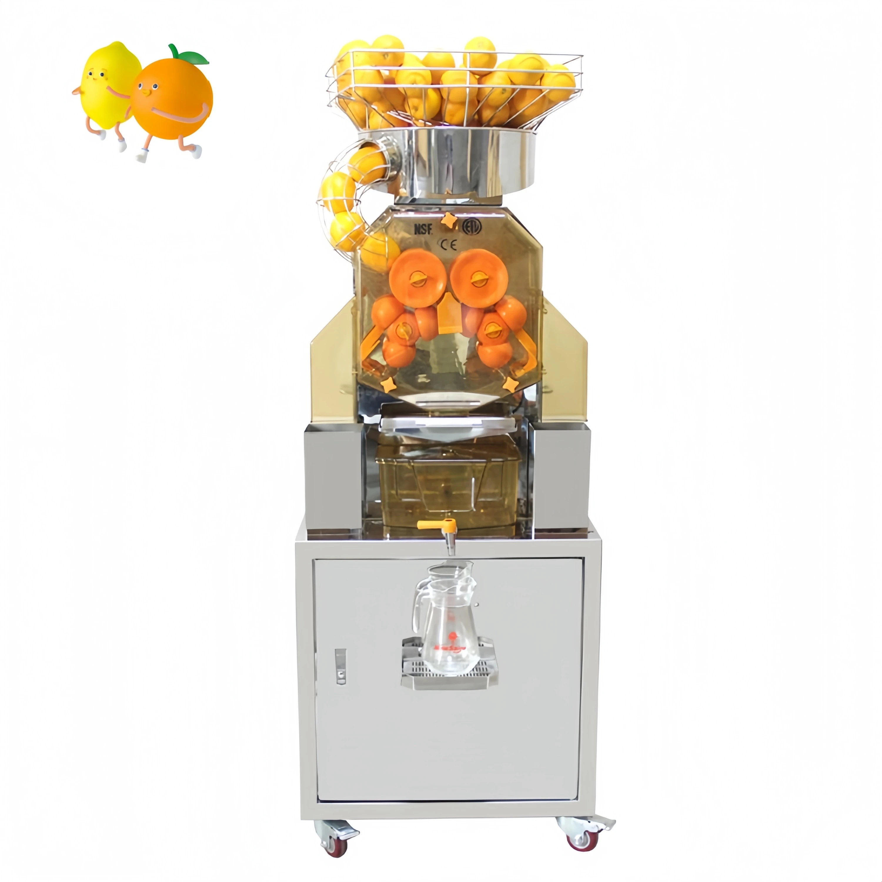 

Commercial Stainless Steel Fully Automatic Orange Juicer