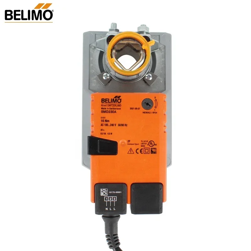 

Belimo 16NM SMD230A 230V open-close damper actuator for adjusting dampers intechnical building installations