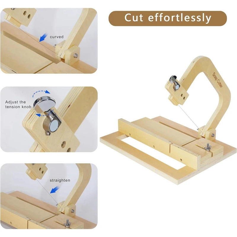 Soap Cutters For Soap Making, Soap Slicer Wooden As Shown For DIY Soap,Cheese,Butter,Cake,Bread Making