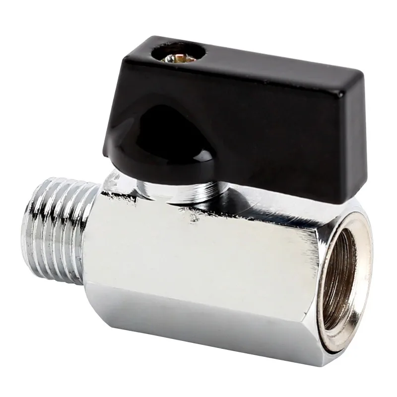 Brass Mini Ball Valve Manual Micro Valve Female Male Thread 1/8 1/4 3/8 1/2 Inch