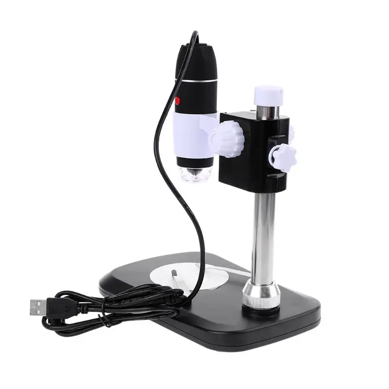 

Monocular Stereo Microscope 50-1000X 8 LED Endoscope Magnifier Camera Laboratory USB Digital Microscope