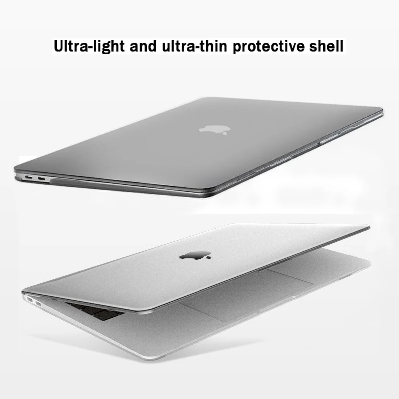 MacBook Pro hava M2 M1 A2179 thin 32 için ultra-ince TPU yumuşak kılıf dokunmatik kimliği Pro13/14 2023 A2779 A2442 A2289 A2159 A1706 kapak kabuk