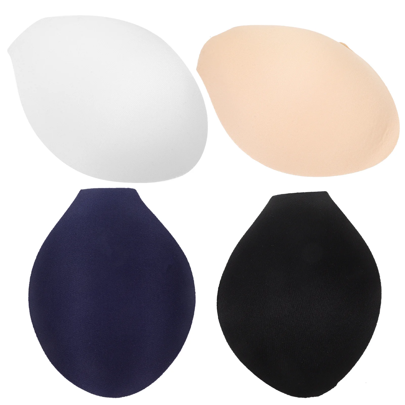 4 قطع من وسادات الأكواب الإسفنجية لملابس داخلية منتفخة صديقة للبشرة، خفيفة الوزن ومسامية للحماية للرياضة