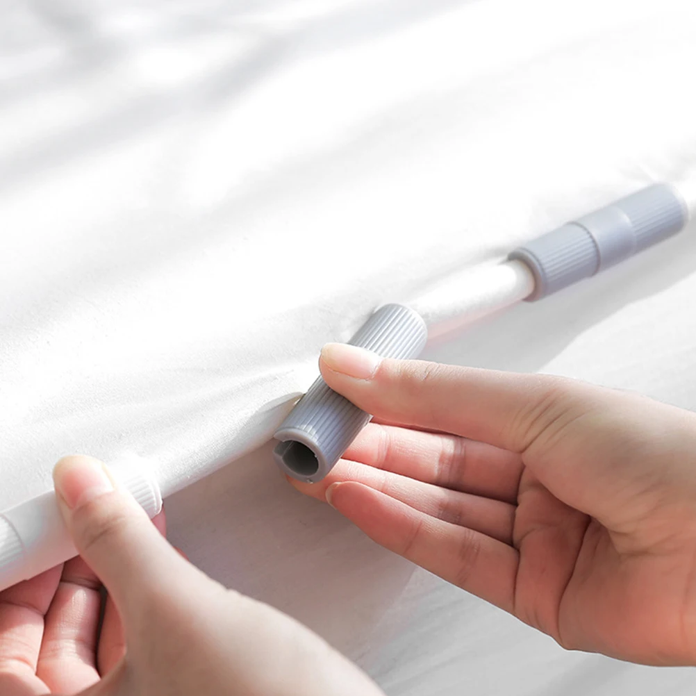 8 قطعة ملاءة سرير المضادة للانزلاق المشابك عدم الانزلاق الاحتفاظ كليب القابضون المرنة للمنزل فندق استخدام مقاطع ورقة رمادية #1