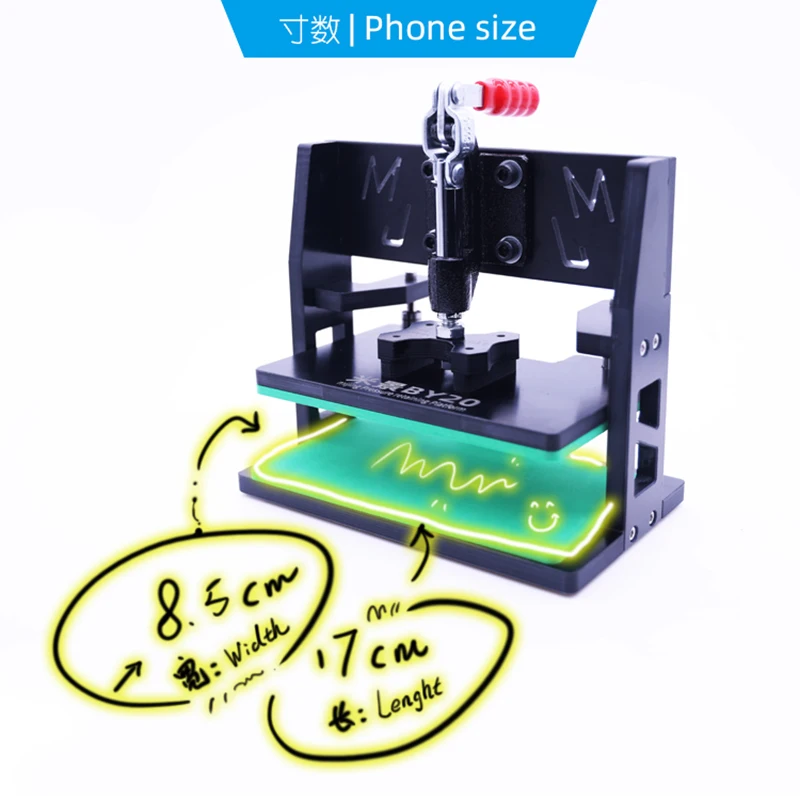 MIJING 20สากลยึดแพลตฟอร์มติดตั้งโทรศัพท์มือถือหน้าจอ LCD Clamp ติดตั้ง Fixing ซ่อมเครื่องมือ