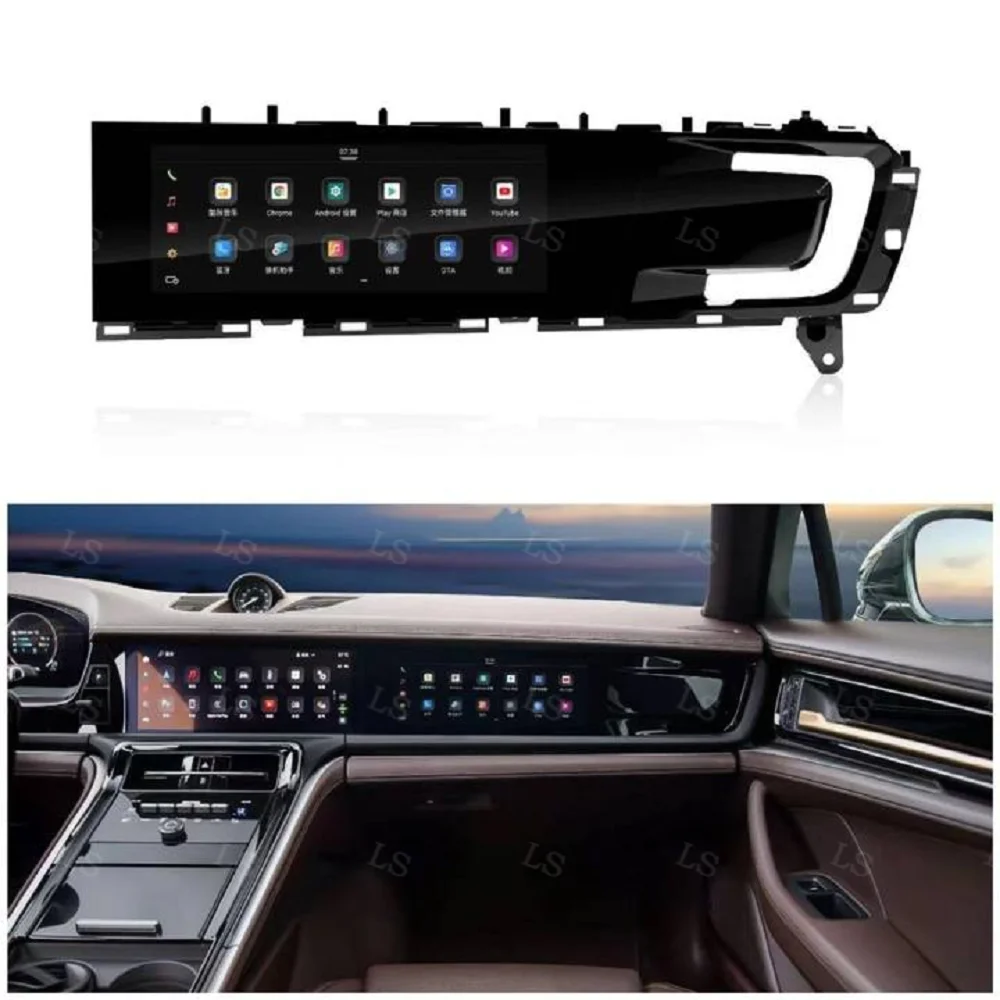 

Passenger Screen Car Co-pilot Screen Android For Porsche Panamera 2024 Car GPS Navigation Multimedia Player AutoStereo