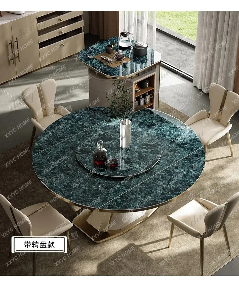 B573 Advanced Dining Tables Multi Functional Kitchen Retro Storage Dining Tables Rock Plate Home Furniture Mesa De Jantar Lsdt