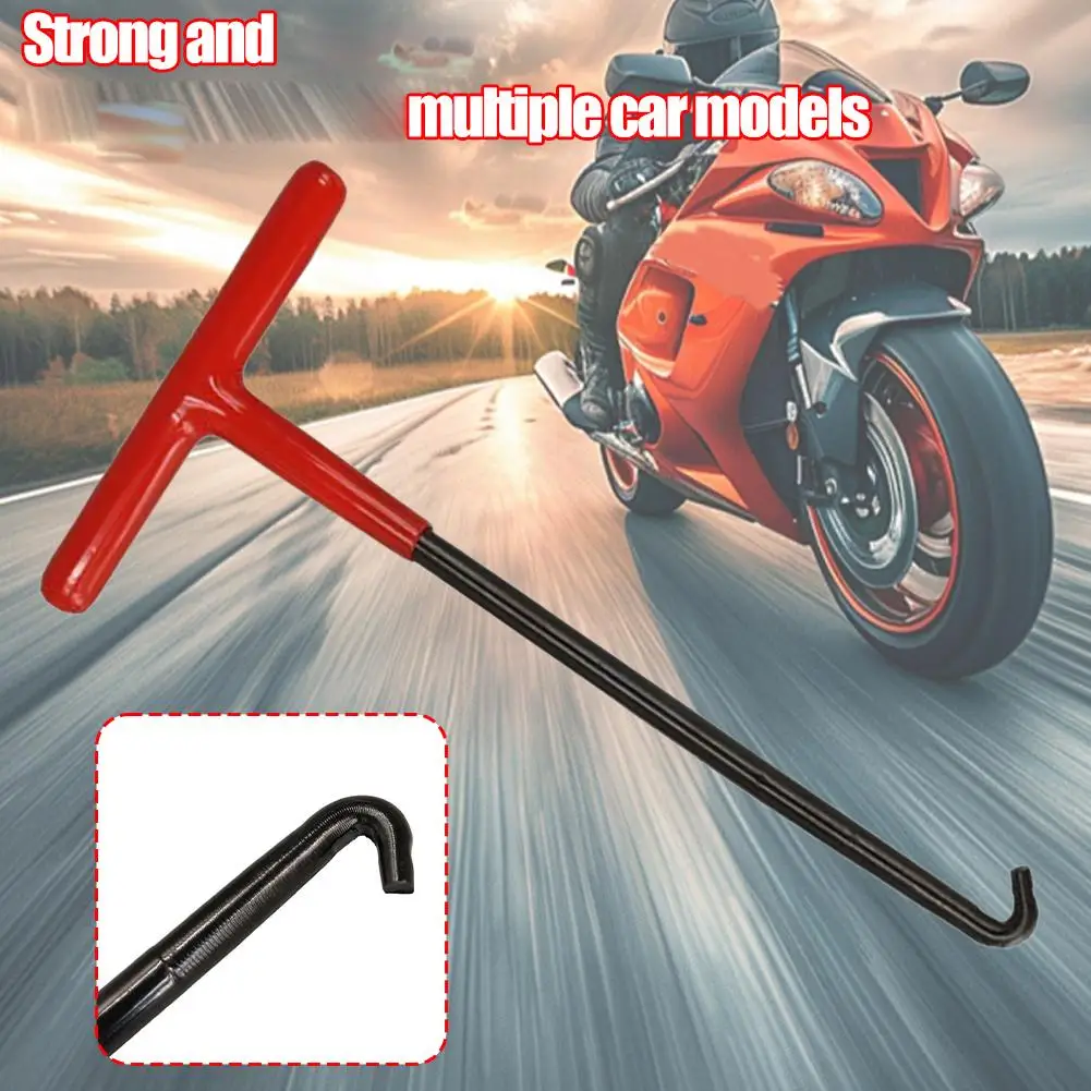 Exhaust Spring Removal Tool for Motorcycle & Car Repair Tool with Leverage Hook, Heavy Duty Spring Puller Installer