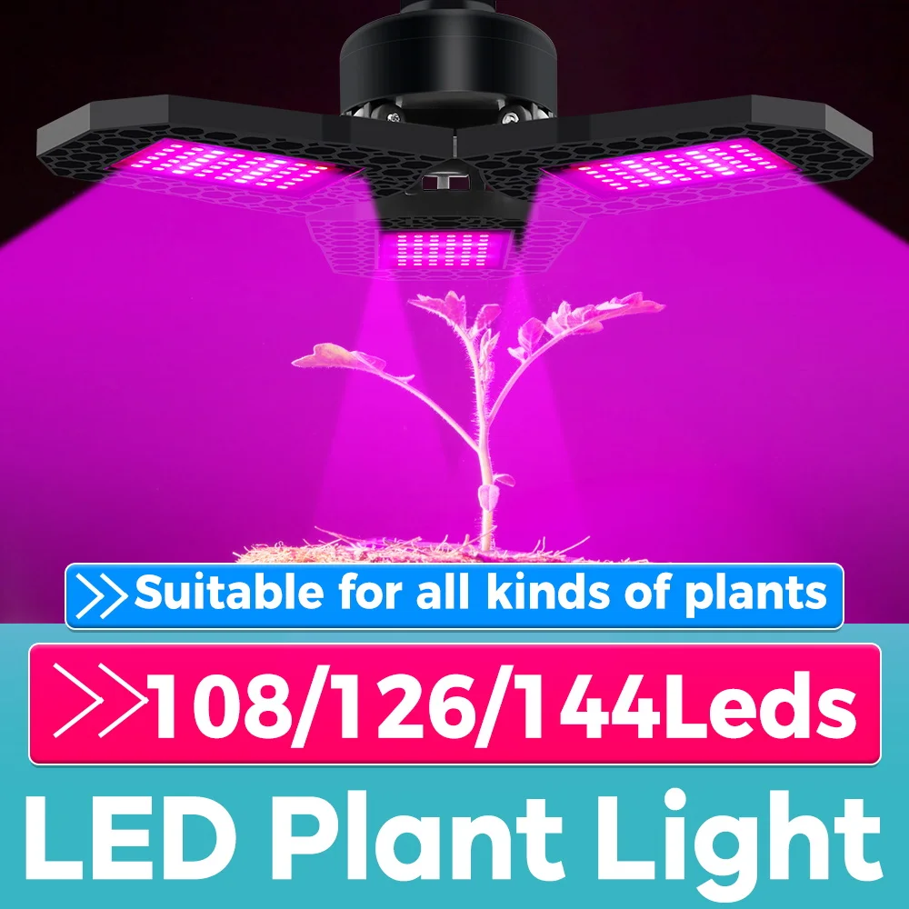 

Plant LED Grow Light Full Spectrum Phytolamp Indoor Flower Seeds Hydroponics Cultivation Lamp For Greenhouse Vegetable Grow Tent