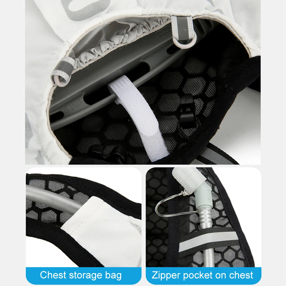 1PCS Ultra-Light Hydration Vest (190g) for Running & Hiking - Adjustable Breathable Backpack for Men & Women, Marathon, Cycling