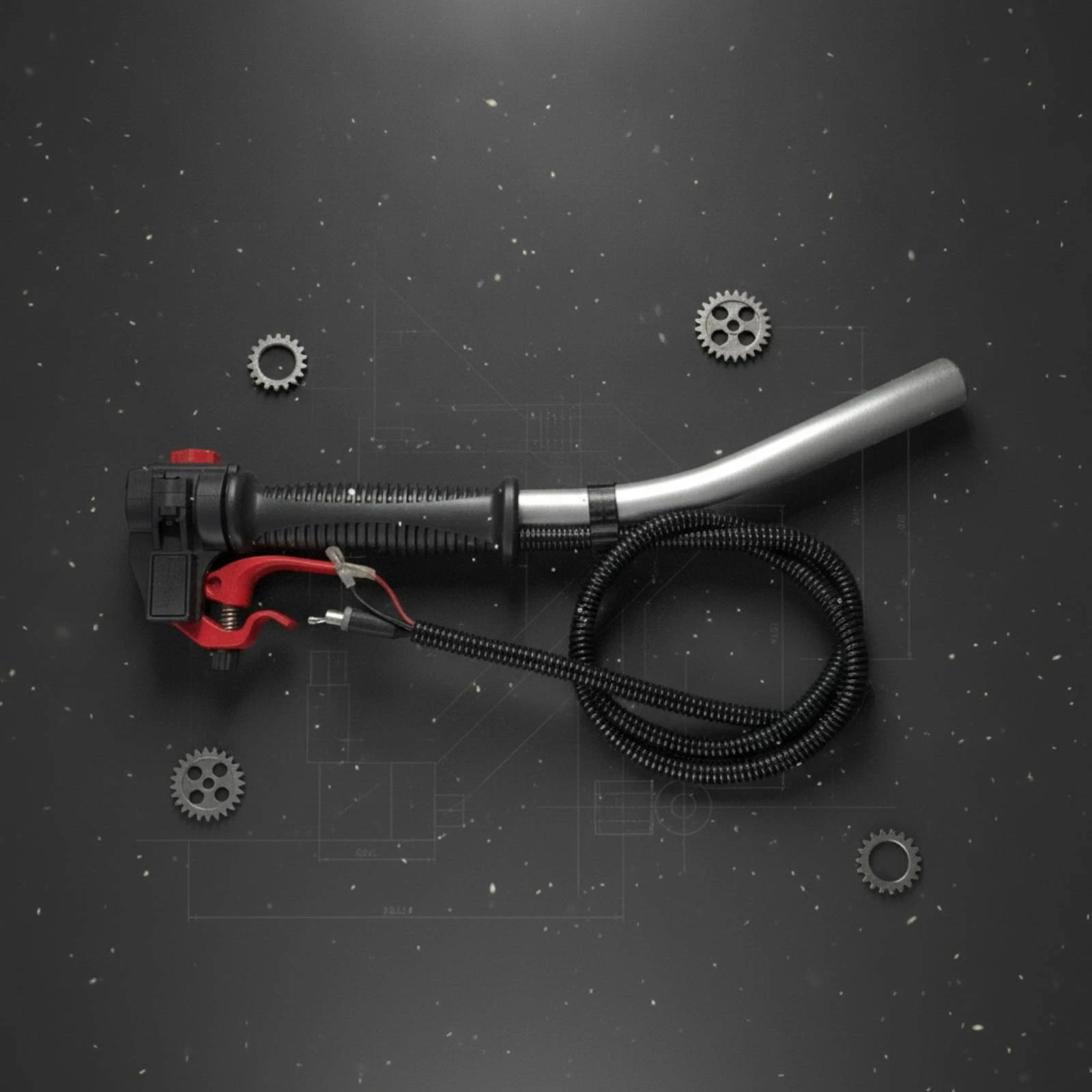 Throttle Cable Handle Assembly Sturdy Handle Switch with Throttle Trigger Cable Control Tube Comfortable Part Accurate
