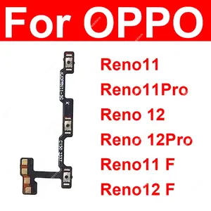 Bilashmart Power Volume Flex OPPO Reno 11 11F 12F 12 Pro Plus 5G On OFF Power Volume Key Flex Side Buttons Flex Ribbon Replacement