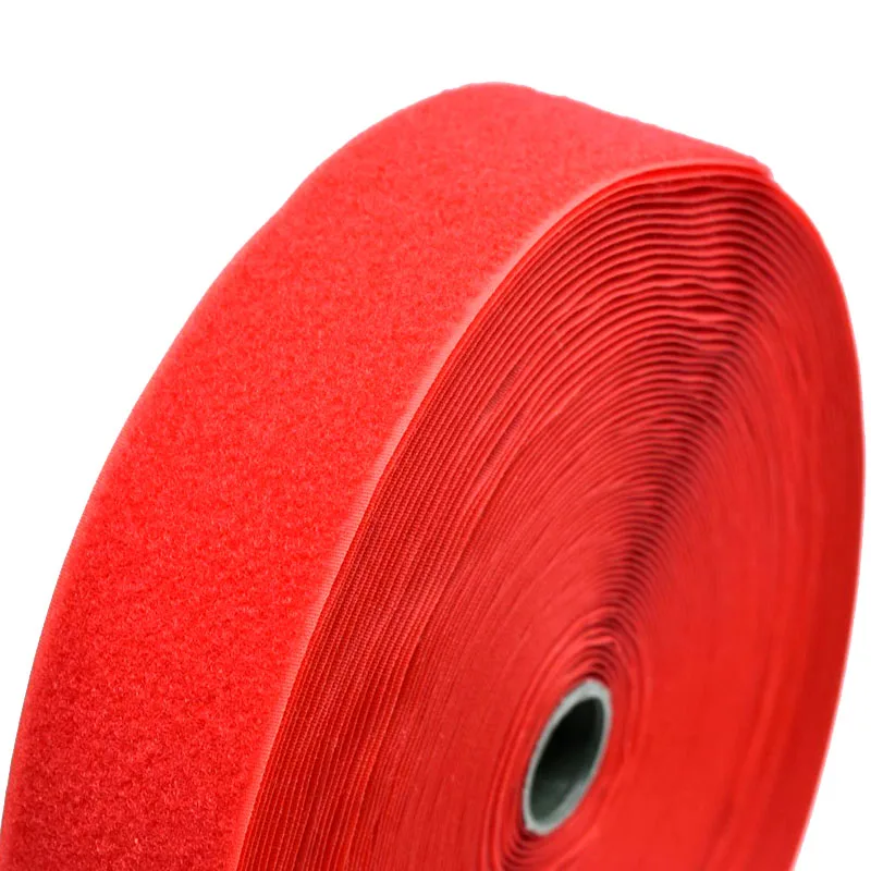 5cm Width Army Green/ Red/ Blue Hook and Loop Fastener Tape Sewing Bag Shoes Clothes DIY Magic Tape Sewing Accessories