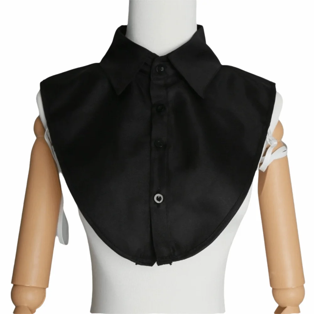 

Tops Cotton Material False Collar Round Neck Square Stand Fake Collar Comfortable Fit Solid Color Shirt Collar Women Fashion