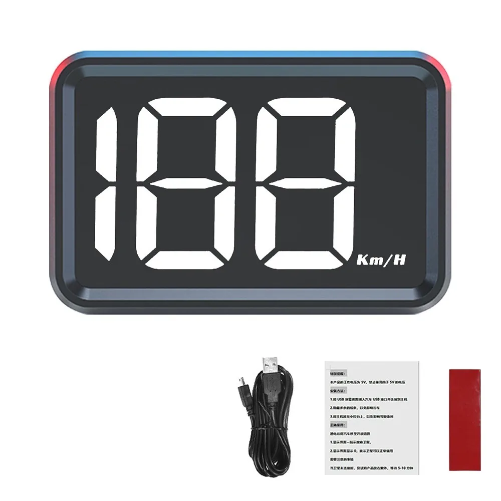 KMH/MPH GPS HUD Автомобильный проекционный дисплей Универсальная совместимость Plug & Play Автомобильный цифровой спидометр USB-разъем Универсальный KMH/MPH GPS HUD Автомобильный проекционный дисплей Универсальная совместимость Plug & Play Автомобильный цифровой спидометр USB-разъем Универсальный