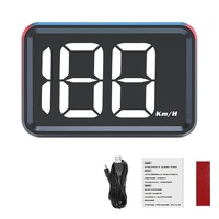 KMH/MPH GPS HUD Car Head Up Display Versatile Compatibility Plug&Play Car Digital Speedometer USB Plug Universal