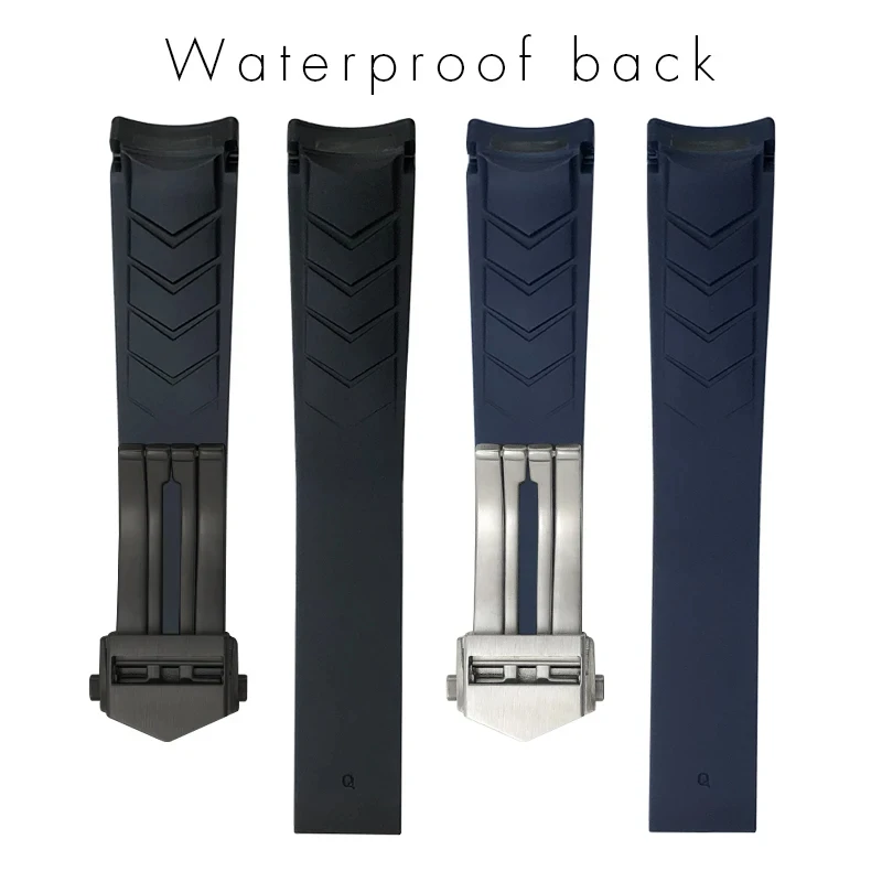 20 مللي متر 22 مللي متر جودة عالية المطاط الطبيعي حزام الساعات ل تاغ هوير Aquaracer 300 WAY201A WBP5110 الغوص حزام ساعة اليد سوار سيليكون