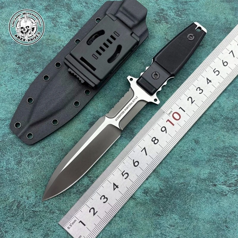 Ex-Guards Straight Knife, Outdoor Camping Straight Knife, Limited Edition AUS-8 Steel/G10 Handle（High end version）