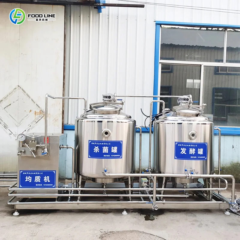 Fresh Make Perfect Blend Yogurt Production Line FL Customized Complete Equipment for Yogurt Production