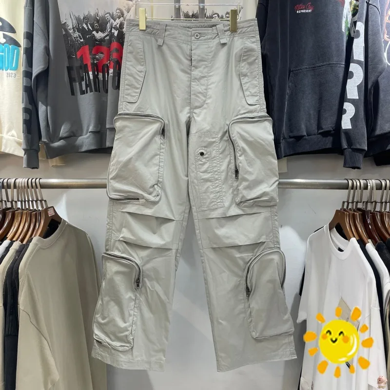 

24SS High Street Cactus Jack Multi Pocket Functional Pants Jogger Men Women High Quality Loose Clothing Cargo Overalls Trousers