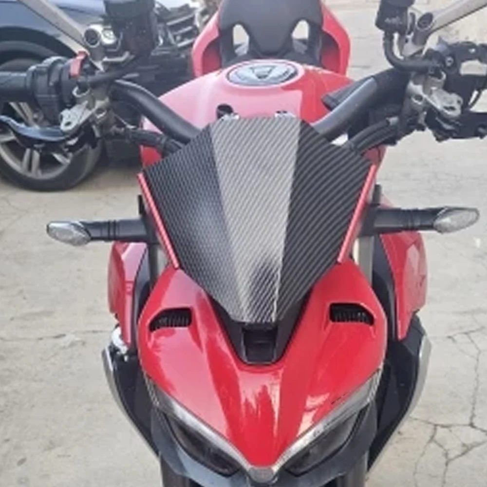 

2023 2024 Motorcycle Front Windshield Windscreen Windproof Air Wind Screen Deflector For Ducati Streetfighter V4S 2020 2021 2022