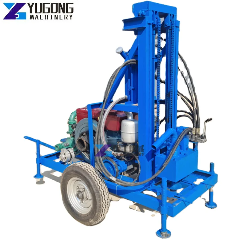 Sunmoy Drill Top Lrvel Best Sell Water Well Drillrig 150M Truck Mounted Borehole Water Well Drilling Rig Boring Rimod Machine