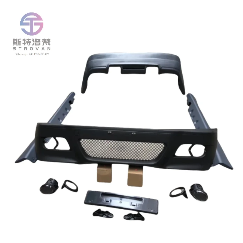 

High Quality Car Body Kit for BM-W E46 Old 3 Series Upgrade M3 Style Front Rear Bumper Side Skirts Bodykit Accessories