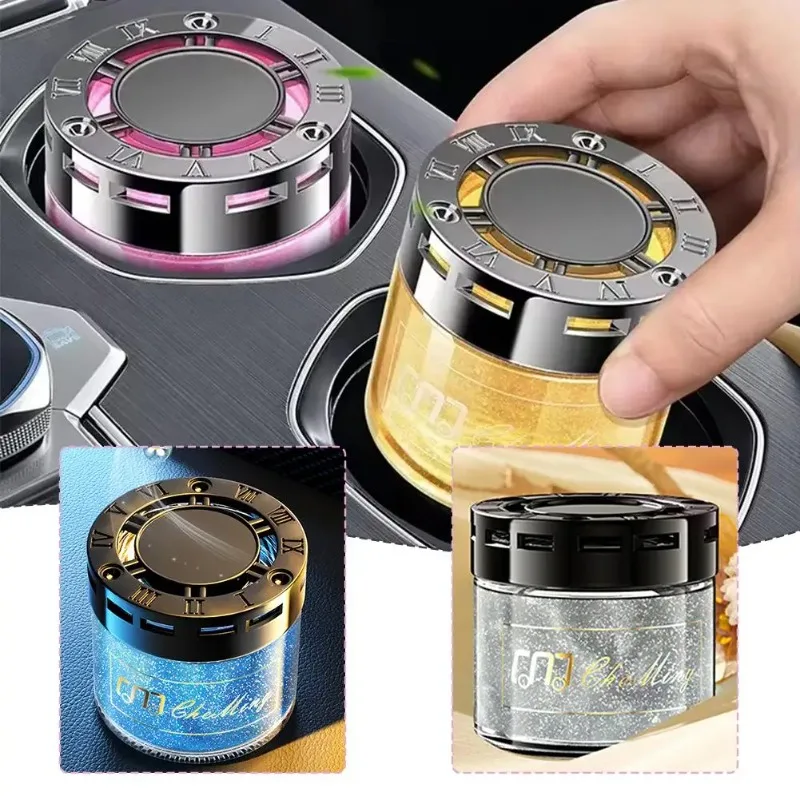 

2024 New Flowing Sand Solid Fragrance Car Aromatherapy Aromatherapy Logo Air High Seat Decoration Car Car Freshener A8V6