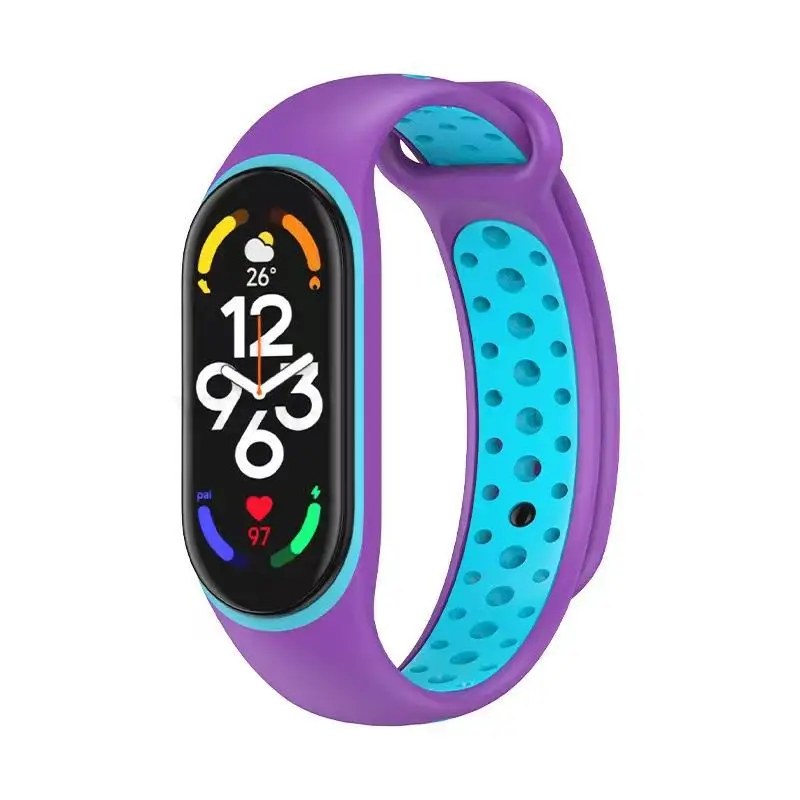 Strap For Xiaomi Mi Band 8 7 6 5 4 Bracelet Sport Silicone Watchbnad Miband4 Miband5 Correa Wristband MiBand 4 3 5 6 7 8 Belt