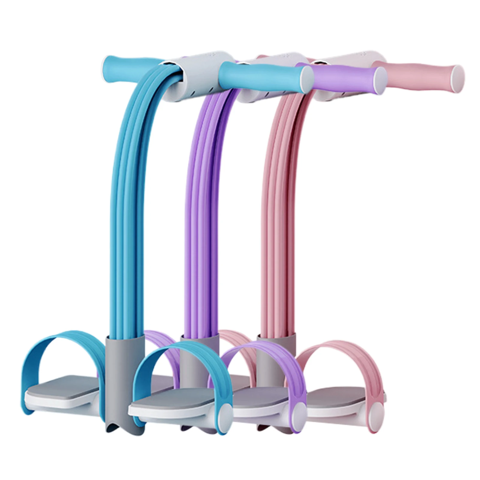 

Pedal Tension Rope Voice Counting Fitness Pedal Puller Yoga Strap Multifunction Leg And Abdominal Trainer Equipment For Adult