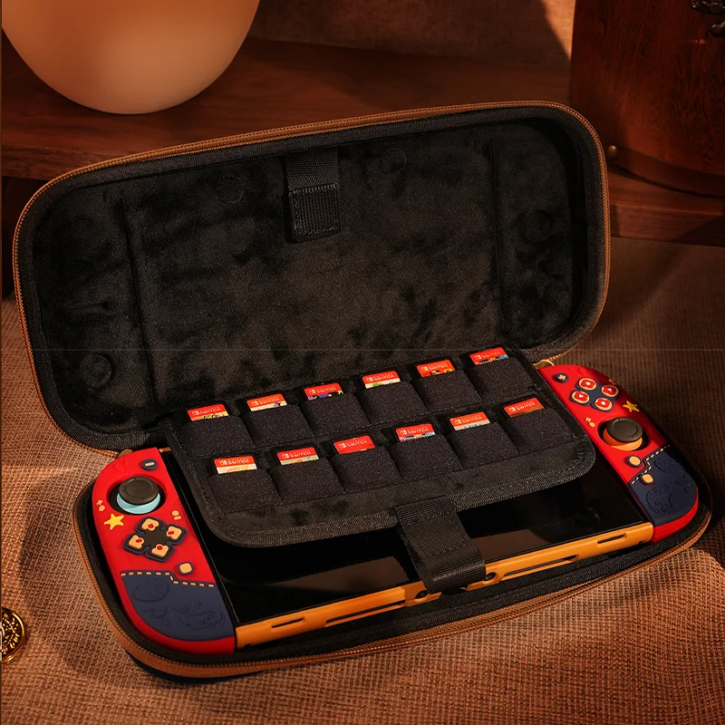 

For Switch 2 Case Storage Bag Game Card Organiser Personalised Jeans Ripped Design Large Capacity Exquisite Travelling Portable