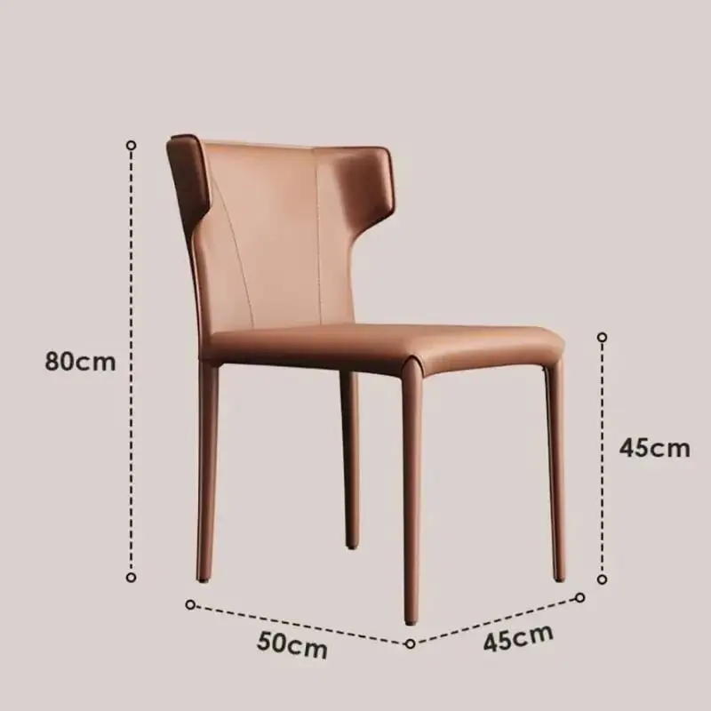 

Comfortable Aesthetic Modern Dining Chairs Nordic Trendy Kitchen Dining Chairs Elastic Ergonomic Chaise Home Furniture