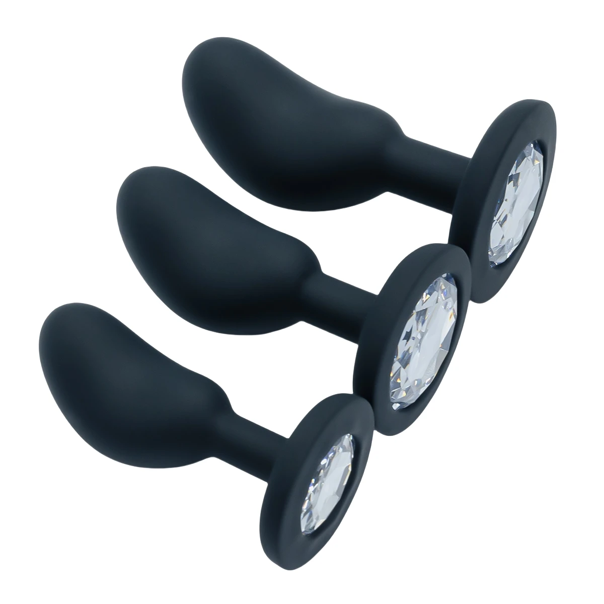 المكونات الشرج 3 حجم سيليكون سدادة المؤخرة محفز Analplug الجنس لعب جهاز تدليك للبروستاتا بوتيسد الجنس لعب للرجال النساء الأزواج #1