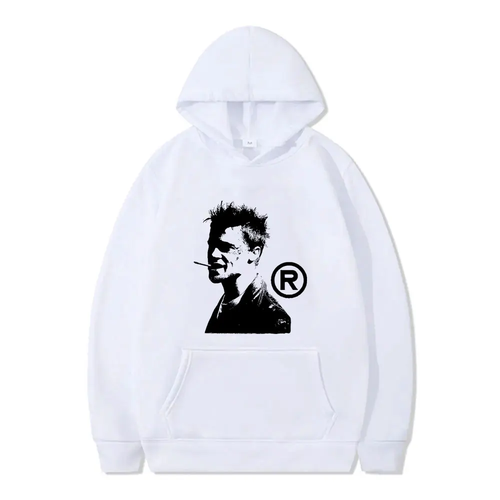 

Fight Club Tyler Durden Print Hoodie Men Women Fashion Vintage Streetwear Male Casual Pullover Hoodies Male Oversized Sweatshirt