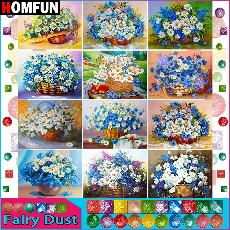 HOMFUN Fairy Dust Diy 5d Diamond Painting 