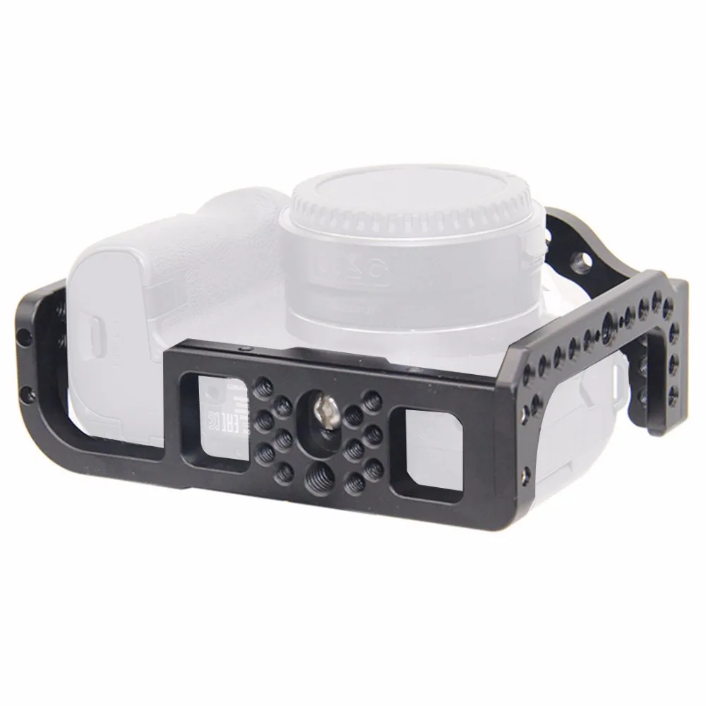 Kamerakäfig für Canon EOS R ILDC / R50V Kamera, passgenau für Arca Swiss Grundplatte, ARRI Cold Shoe Halterung, Video Film Rig Stabilisator – Detail 2