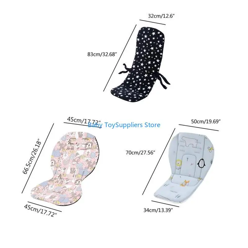 R1WF عربة أطفال عالمية كرسي مرتفع لمقعد وسادة بطانة حصيرة عربة فراش حصيرة