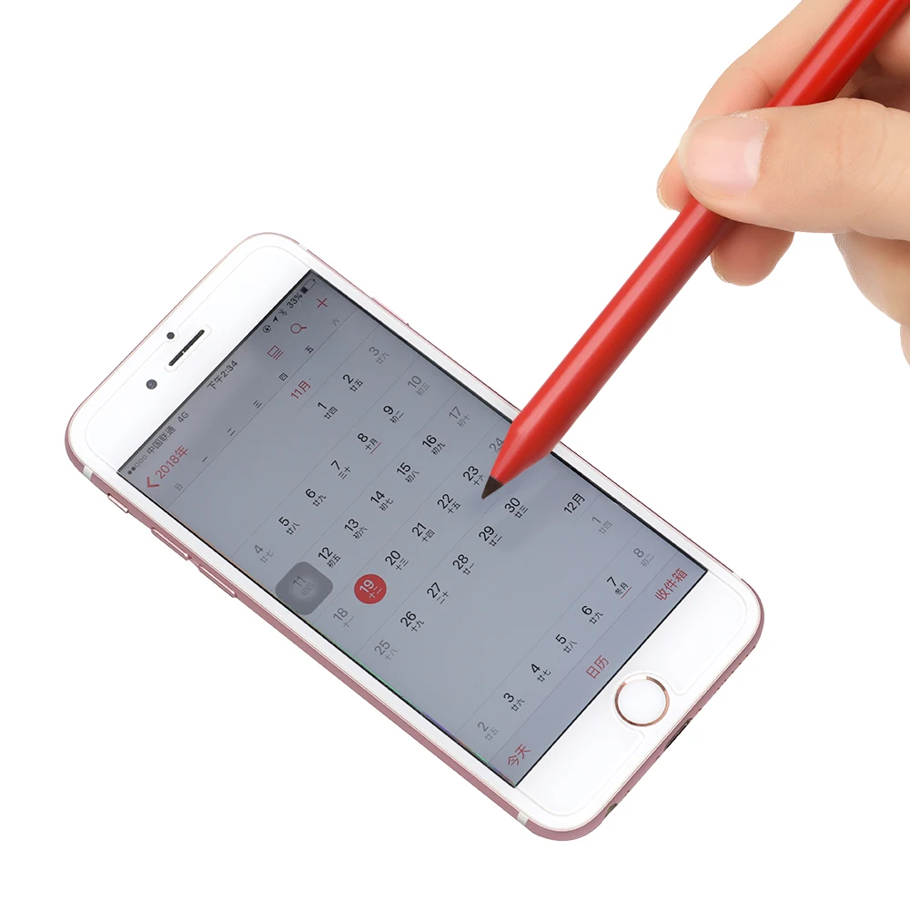 Light Multicolor Compact Stylus Pencil Capacitive Pen Electronics Touch Screen Pen For Tablet iPad Cell Phone Samsung PC