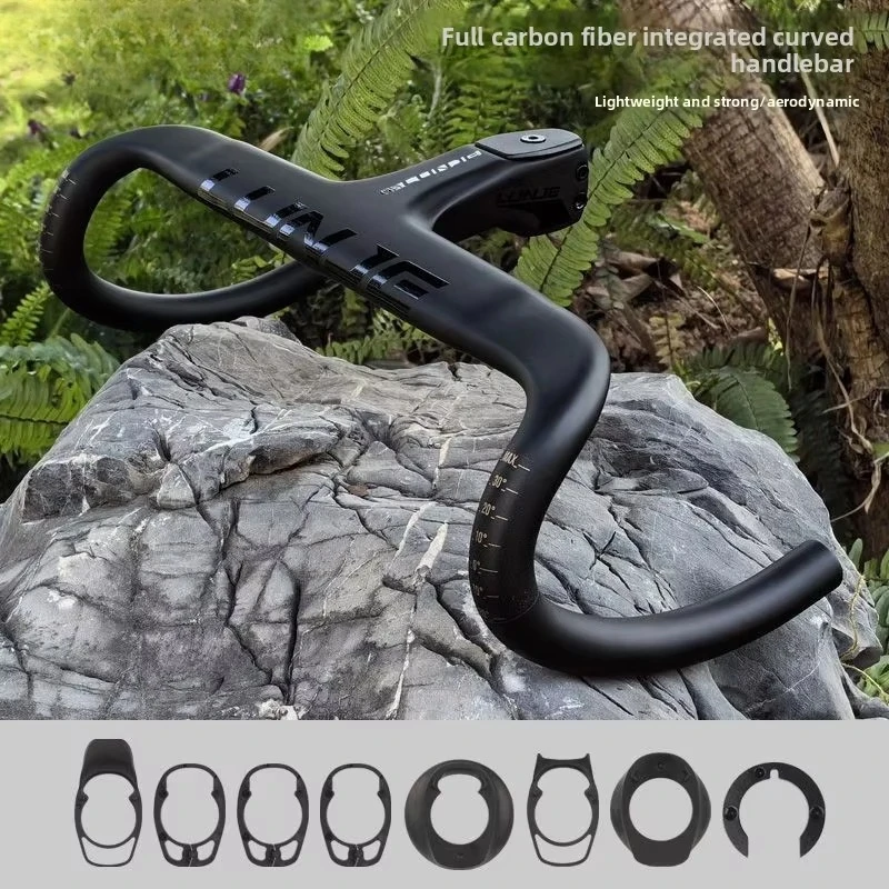 Road Bike Handlebar UD Frosted 100% Toray T700 Carbon Fiber with Computer Stand